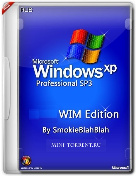 Постер к новости Скачать торрент: Windows XP x86 (Pro SP3 WIM Edition by SmokieBlahBlah) "RUS" (18.01.16)